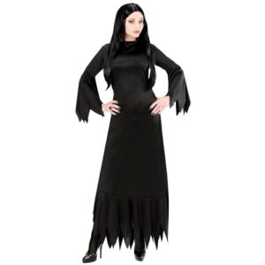 W WIDMANN MILANO Party Fashion - Disfraz Mortisia, vestido, bruja, hada malvada, disfraces carnaval, Halloween